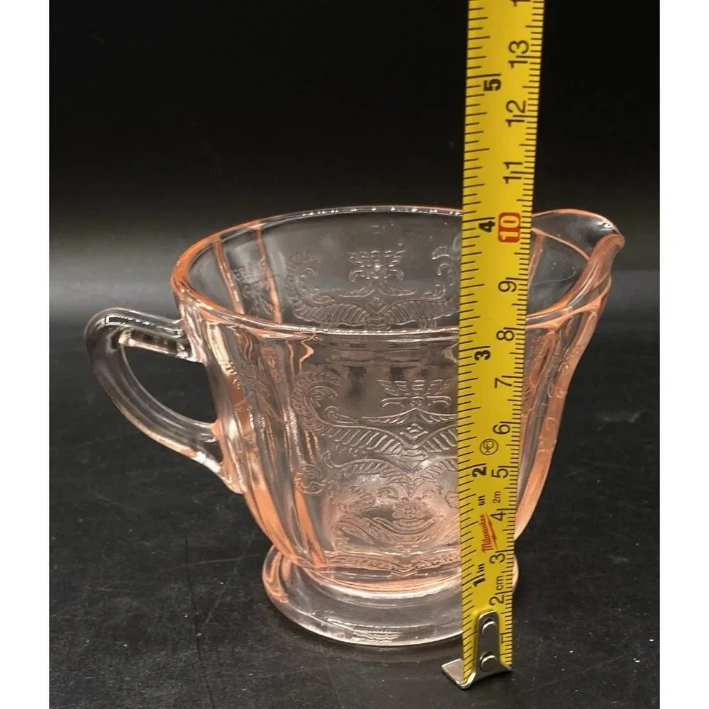 Indiana Glass Pink Depression Glass Madrid Creamer Pitcher